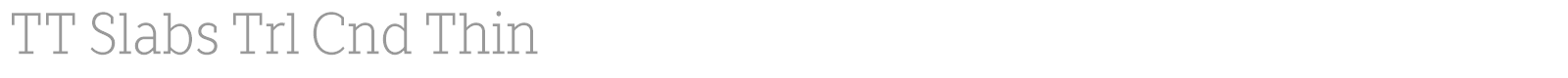 TT Slabs font preview